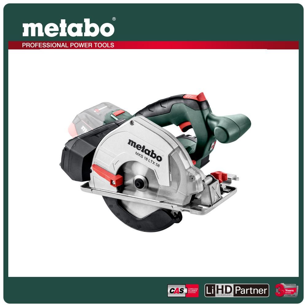 metabo 美達寶   18V鋰電金屬圓鋸機 MKS 18 LTX 58 空機 (紙盒)