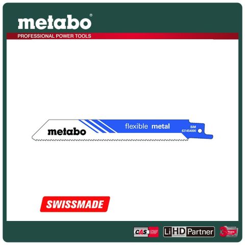 metabo 美達寶 金屬軍刀鋸片 150/ 1.4mm/ 18T (S922EF) 631454000 5支裝