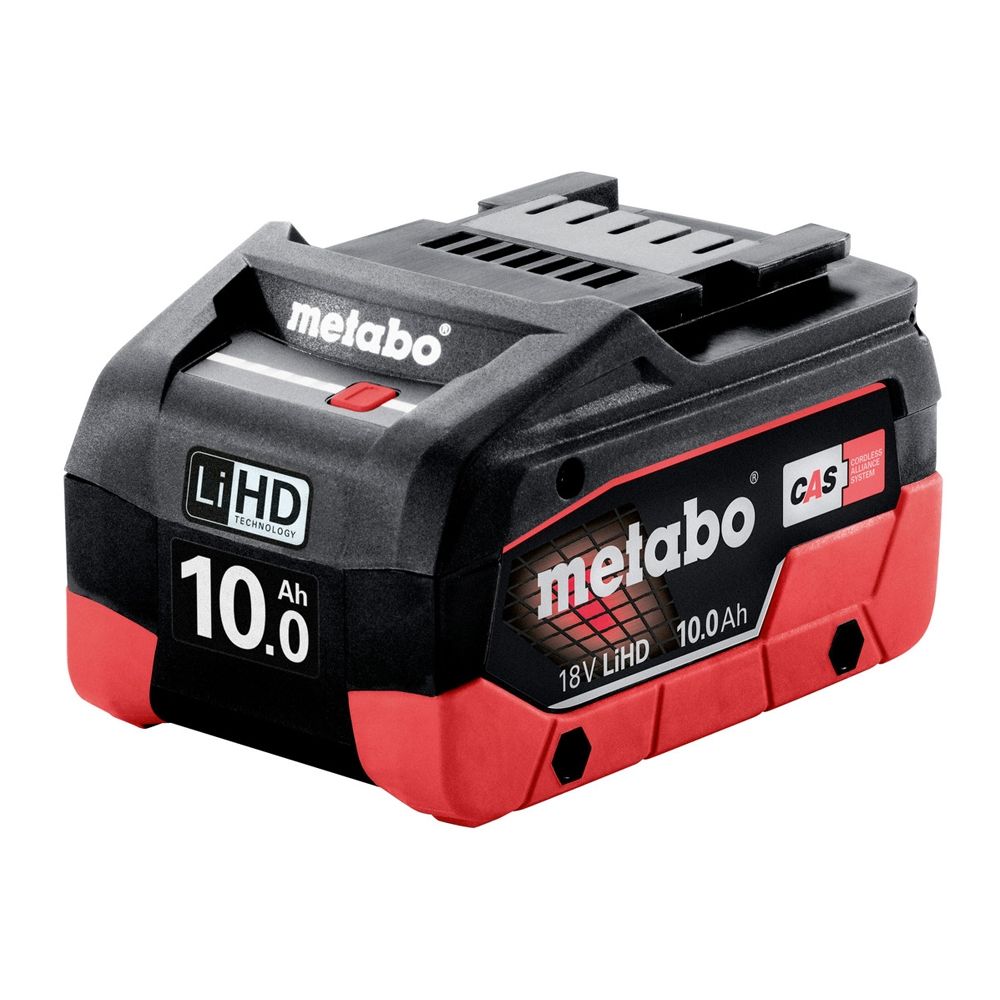 metabo 美達寶   18V高密度鋰電池10.0Ah LiHD 18V LIHD BATTERY PACKS