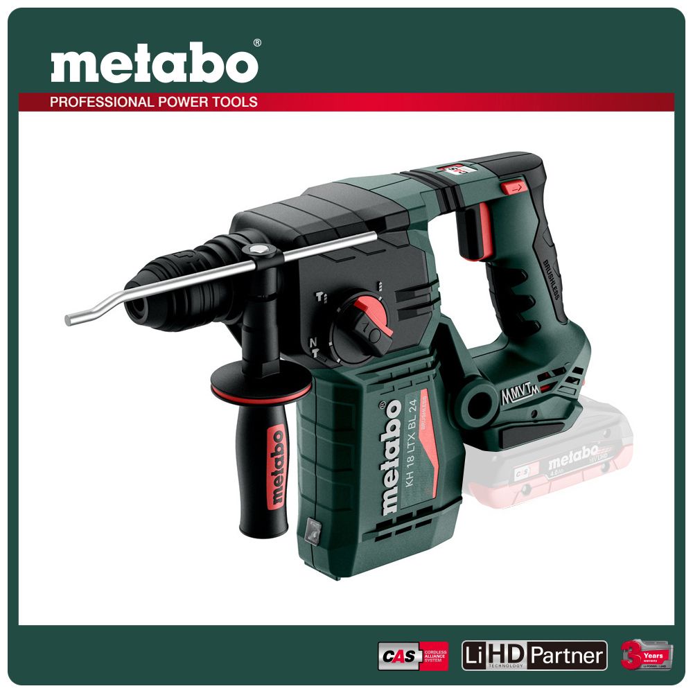 metabo 美達寶   18V鋰電無刷三用鎚鑽 空機 KH 18 LTX BL 24