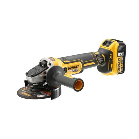 美國 得偉 DEWALT 18V(20Vmax) XR無碳刷砂輪機 (槳式開關) DCG406P2