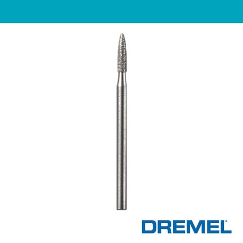 Dremel 7144  3/32" 2.4mm 尖錐鑽石滾磨刀