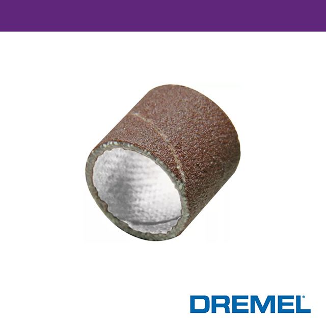 Dremel  446  1/4"  6.4mm 砂布套  240G  (6入)