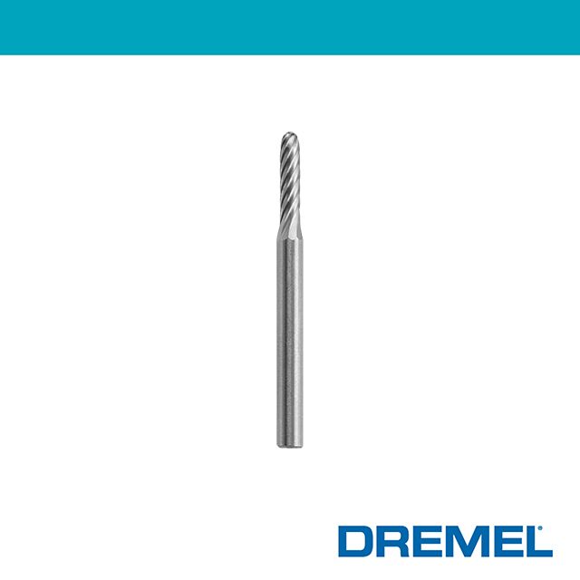 Dremel  9904  3/32" 2.4mm 圓頭直型碳化鎢滾磨刀