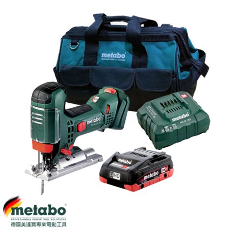 metabo 美達寶 德國   18V 鋰電 線鋸機 STA 18 LTX 100 4.0HD單電版 優惠套裝組合