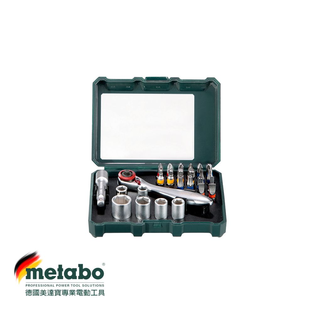 metabo 美達寶 BIT-BOX SP 棘輪套件26件組(工具配件)