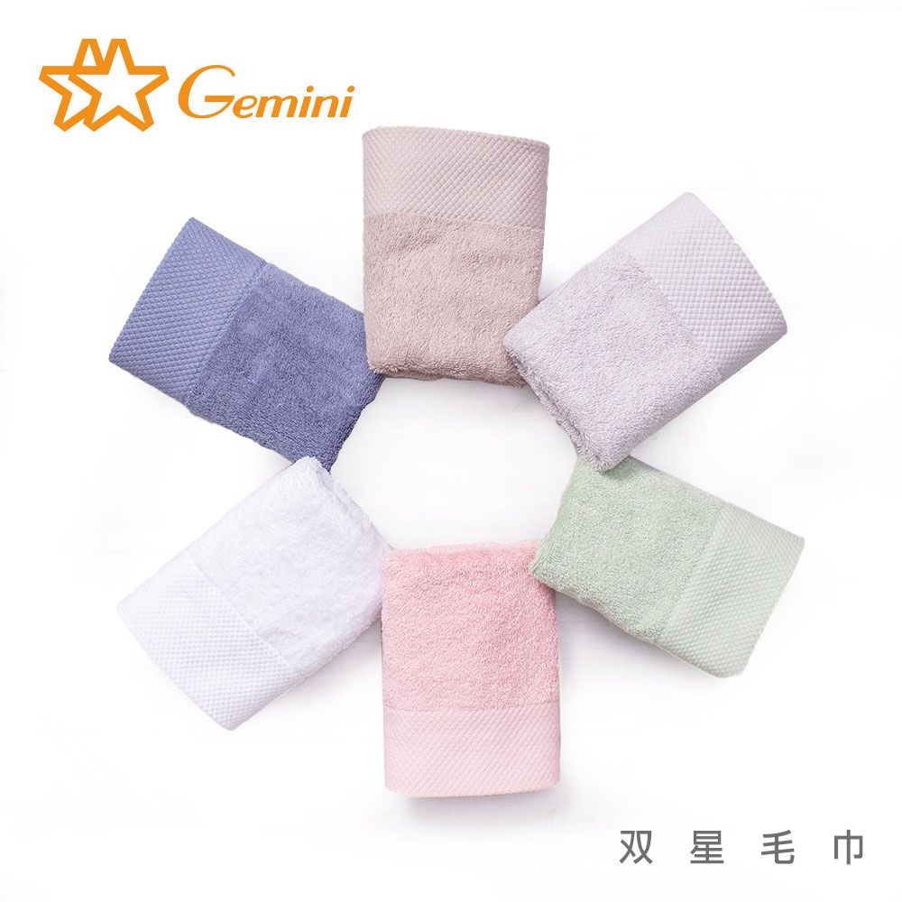 Gemini 雙星毛巾 五星飯店等級 親膚柔軟毛巾超值4入組(厚磅 加大款)