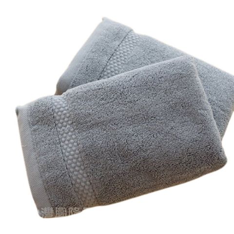 美國棉＊雅痞雙股厚款毛巾-雅痞灰(單條)  【台灣興隆毛巾製】飯店級厚度