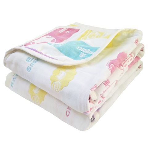 【OKPOLO】十二生肖六層緹花紗被-1入(柔軟舒適 多種用途)