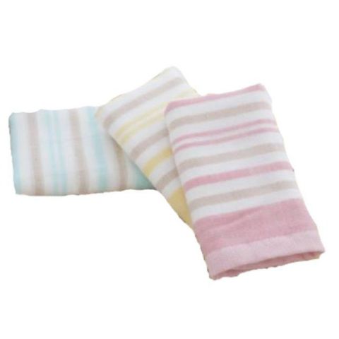 麥克橫紋棉紗毛巾(6條毛巾組)【台灣毛巾專賣】雙層織造