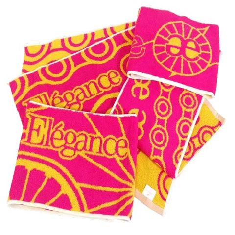【ELEGANCE】EleGance運動毛巾-桃紅