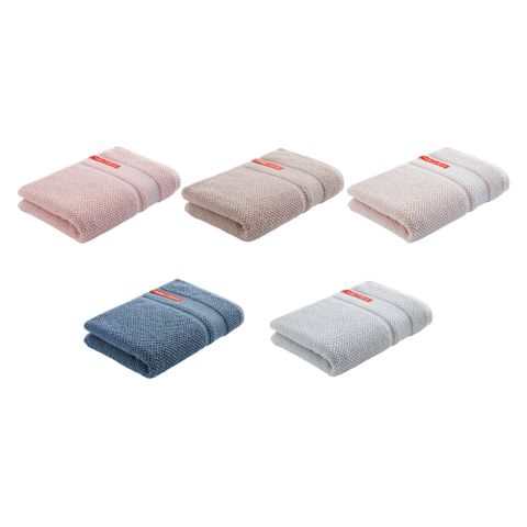 玖家 長絨棉素色吸水毛巾 34x76公分