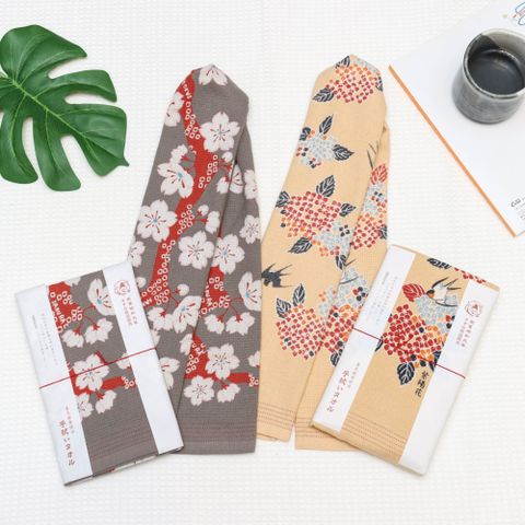 今治著色拔染毛巾-舞櫻(櫻之舞)/紫陽花