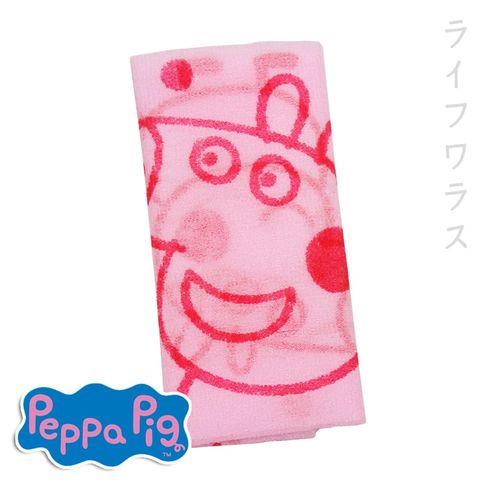 【一品川流】Peppa Pig 佩佩豬-沐浴巾-粉