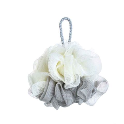 PS MALL大號雙色彩色沐浴球 起泡網 3入(顏色隨機出貨)