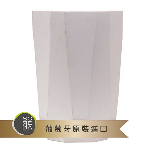 【Sorema 舒蕾馬】DYNAMIC 漱口杯/衛浴罐/牙刷架/牙杯-白 (★五星級奢華渡假飯店衛浴品味★)