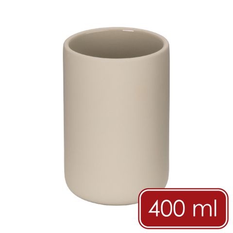 《KELA》Sana陶製漱口杯(沙棕400ml)