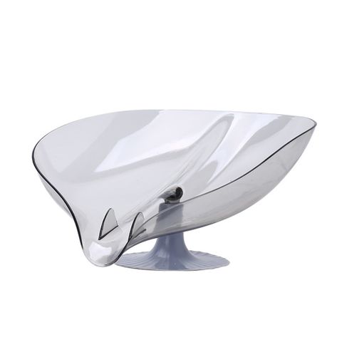 【荷生活】加大加寬版 廚房浴室萬向荷葉造型肥皂瀝水盒-1入