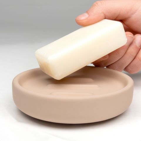 《KELA》Sana陶製肥皂盒(沙棕)