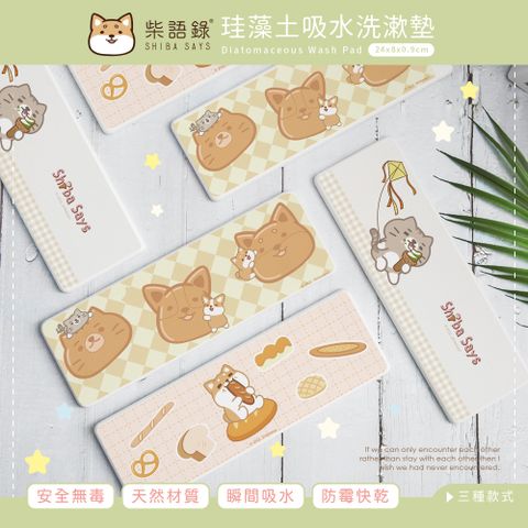 珪藻土吸水洗漱墊 矽藻土牙刷架 24x8cm