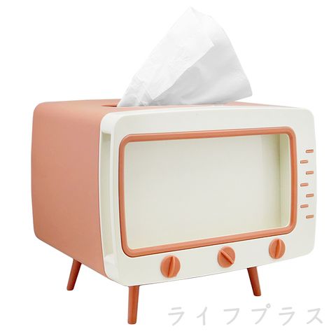 【一品川流】追劇 造型面紙盒 / 衛生紙盒-櫻花粉-1入組