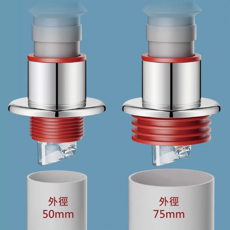  [享居家] 自動開關排水管防臭塞 - 快速排水防蟲防蟑防異味