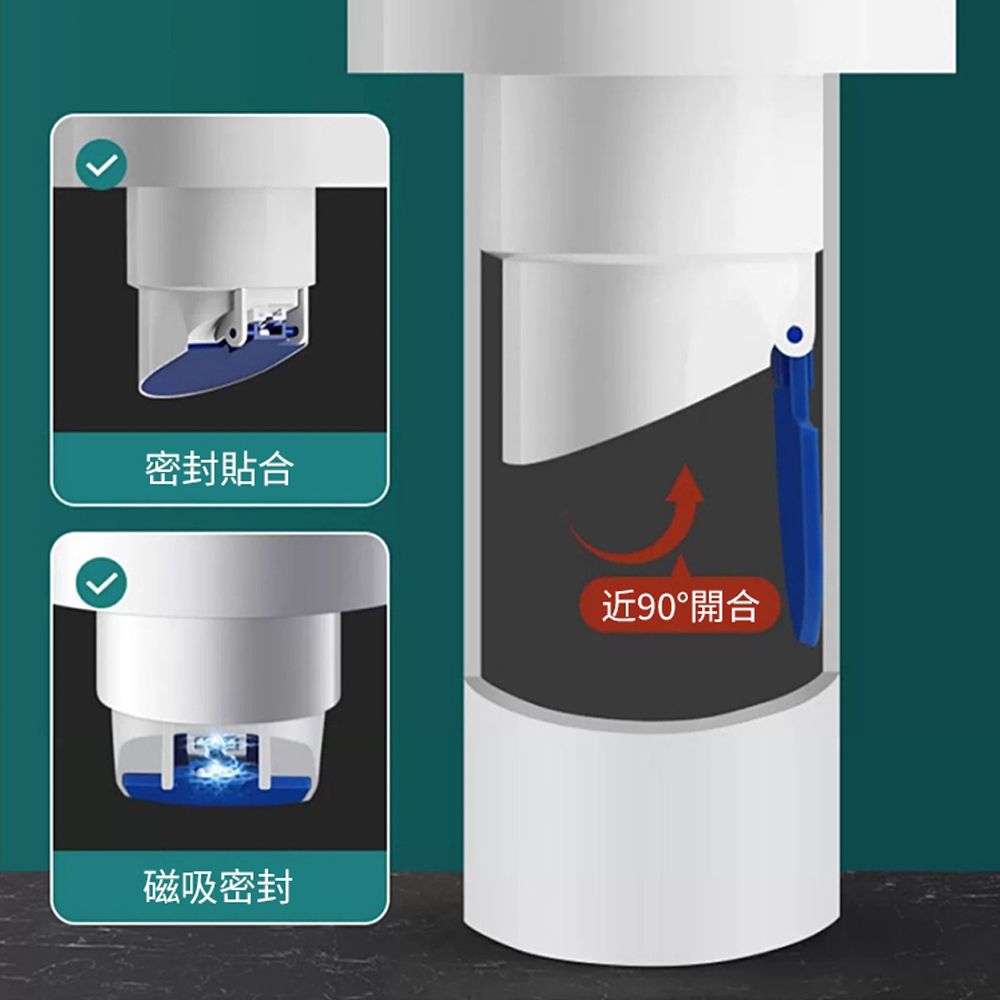 JDTECH 第四代管道通用防臭密封塞 下水道排水管堵口器 防溢水 防蟲防蟑 廚房/面盆/洗衣機等