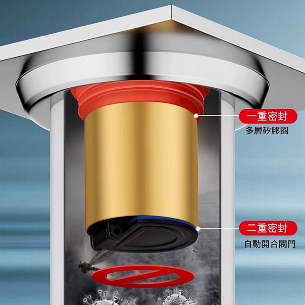 JDTECH 全銅磁吸防臭防蟲地漏芯 下水道排水孔濾網地漏 過濾防堵地漏 排水蓋
