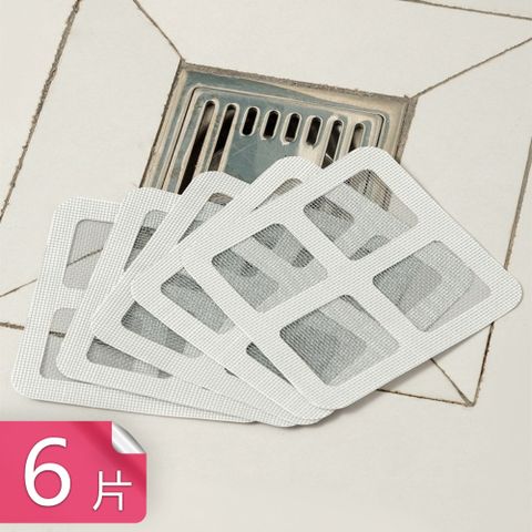 【茉家】黏貼式防蟲防小強地漏網-6片裝