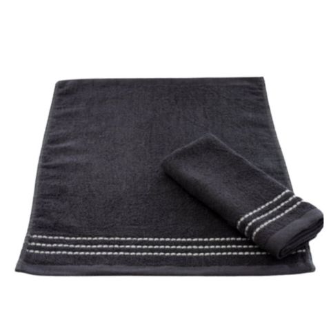 維納斯 抗臭防霉大方巾(洗臉巾)-深灰色(2條方巾組)【台灣興隆毛巾製】