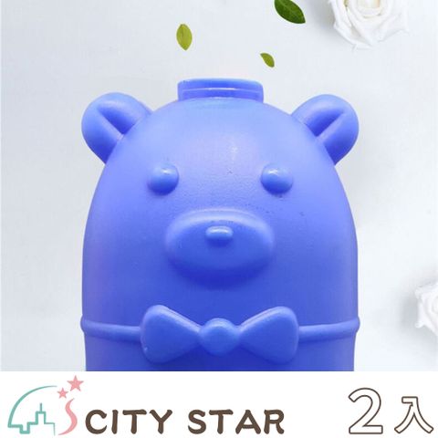 CITY STAR 新濠 小熊潔廁靈藍泡泡(3瓶/入)-2入