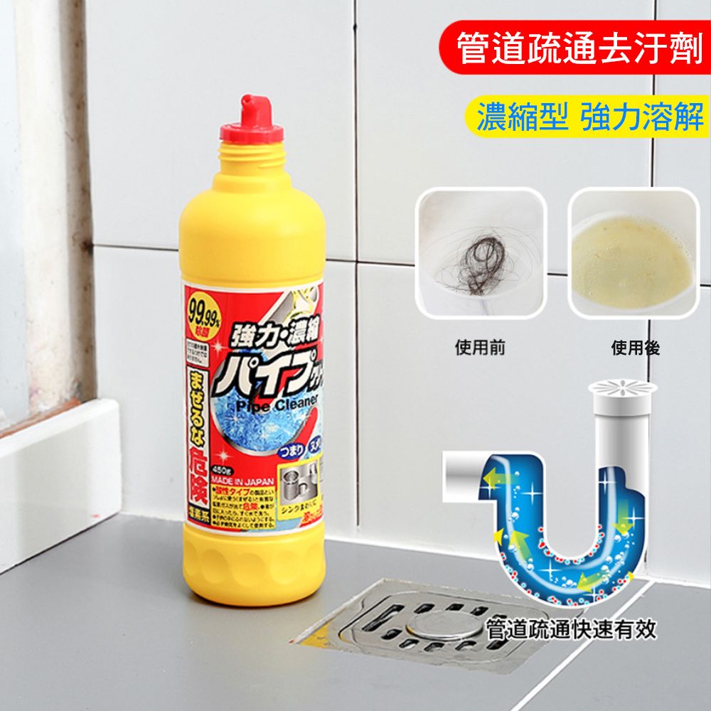 CITY STAR 管道疏通毛髮分解劑(450ml)