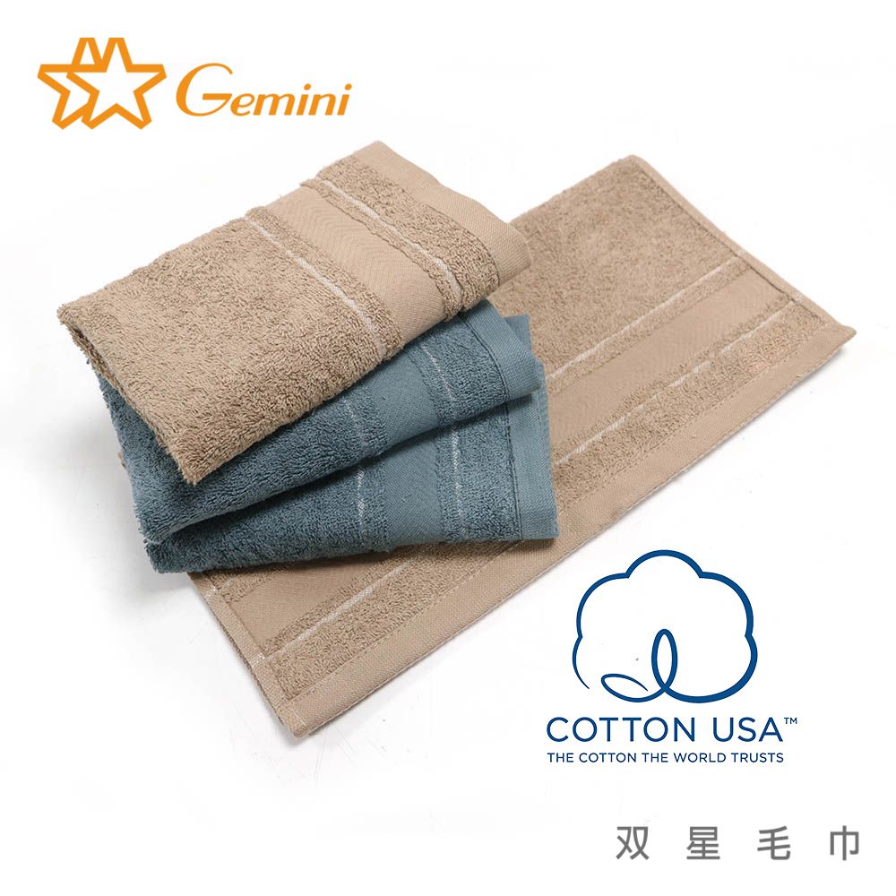 Gemini 雙星毛巾 美國棉歐式典雅系列(家庭組)  浴巾*2+毛巾*2