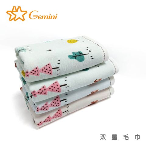 Gemini 雙星毛巾 森林物語超柔紗布-浴巾