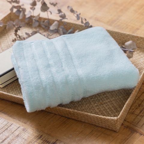 日本泉州頂級匹馬棉34*80CM超柔毛巾-淺藍(迷惑系列)