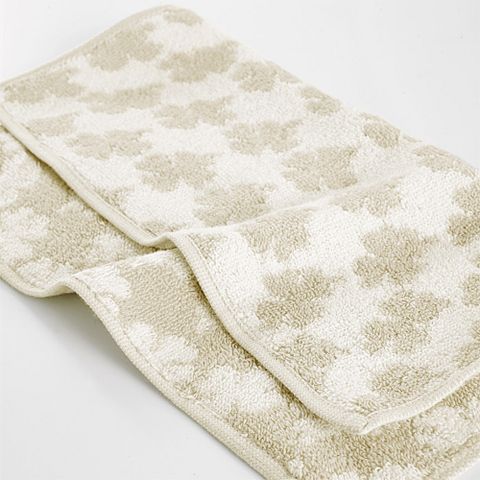 ORIM 日本今治認證 幸運草毛巾 米色