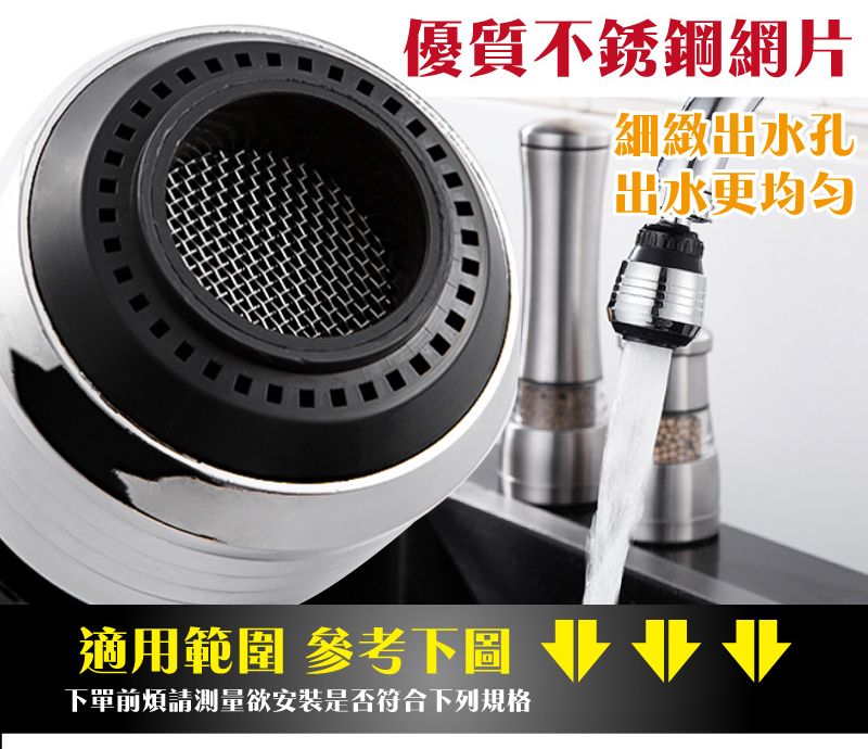 優質不銹鋼網片細緻出水孔出水更均匀適用 參考下下單前煩請測量欲安装是否符合下列規格