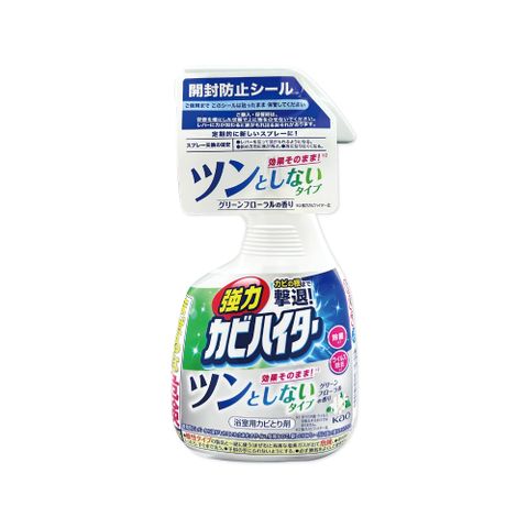 日本KAO-浴室免刷洗強力除霉泡沫噴霧清潔劑-溫和花香360ml/瓶