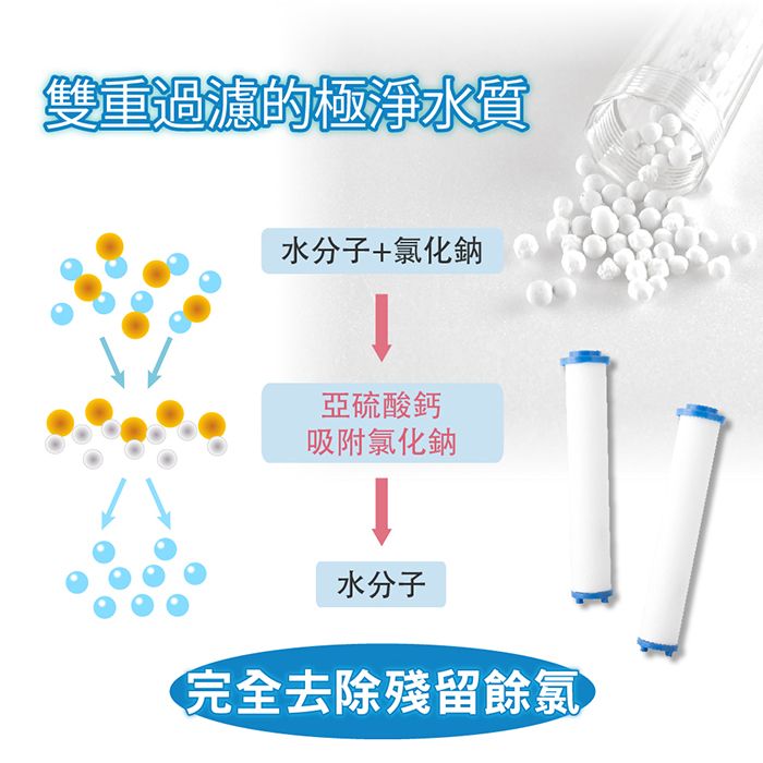 FL生活+ 第2代森林浴除氯省水蓮蓬頭(FL-156)