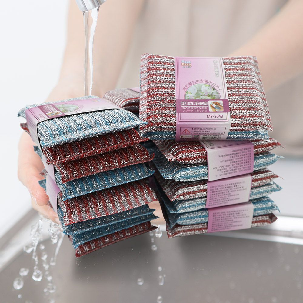 一品川流 皮久熊 俐潔 金蔥菜瓜布-2入x24組