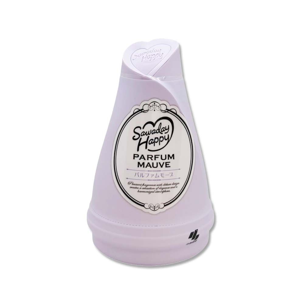 小林製藥 日本Sawaday Happy室內放置型固體消臭芳香劑-茉莉花香紫120g/瓶(衛浴清潔除臭劑,廁所空氣清新香氛膏)