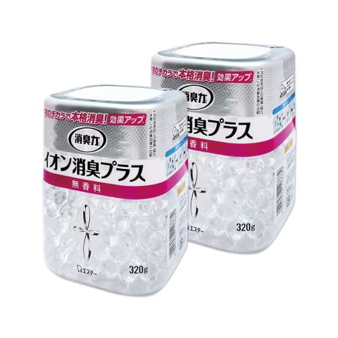 (2盒)日本ST雞仔牌-消臭力室內放置型三重離子高效除臭晶球-無香320g/盒