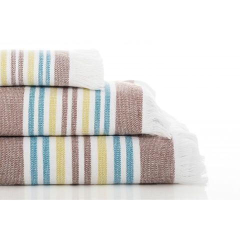 Sorema 舒蕾馬 地中海簡約海洋條紋毛巾-CYPRUS 50x100cm 輕量舒適速乾(★奢華渡假飯店風格★)