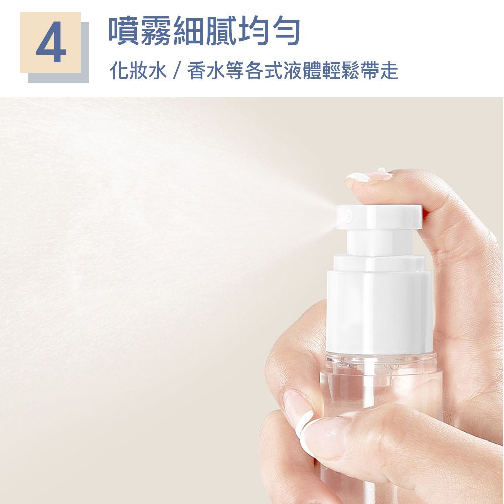 Viita  韓式簡約風化妝水/卸妝水按壓式分裝瓶 100ml+200ml