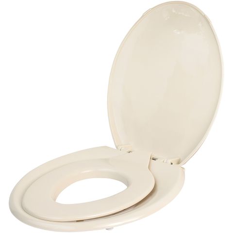 子母式馬桶蓋(粉牙)