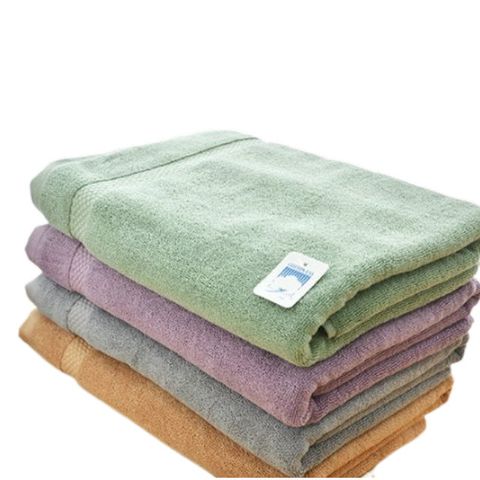 【加贈同款方巾1條】美國棉＊雅痞雙股厚款浴巾(4條浴巾組) 多色組合  【台灣興隆毛巾製】飯店級厚度