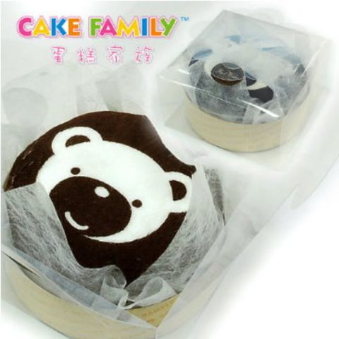 蛋糕毛巾- 小熊提拉米蘇 6吋蛋糕【台灣興隆毛巾製】