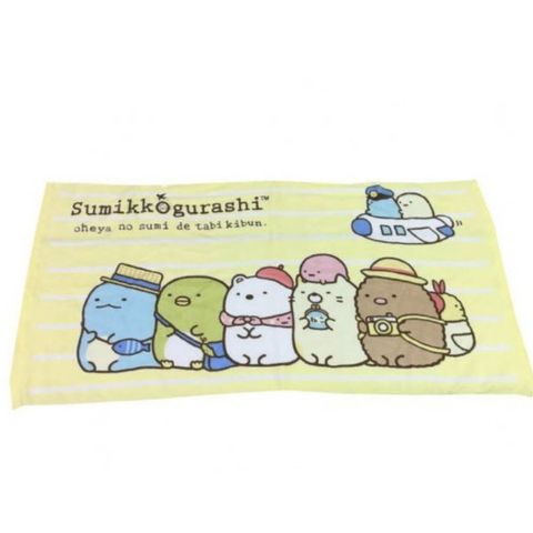 角落生物親子小浴巾-黃色【台灣興隆毛巾製】正版授權