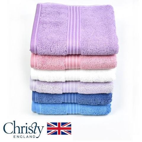【Croissant 科羅沙】英國皇室品牌Christy 美國棉MARK毛巾 薰衣草 40*76cm