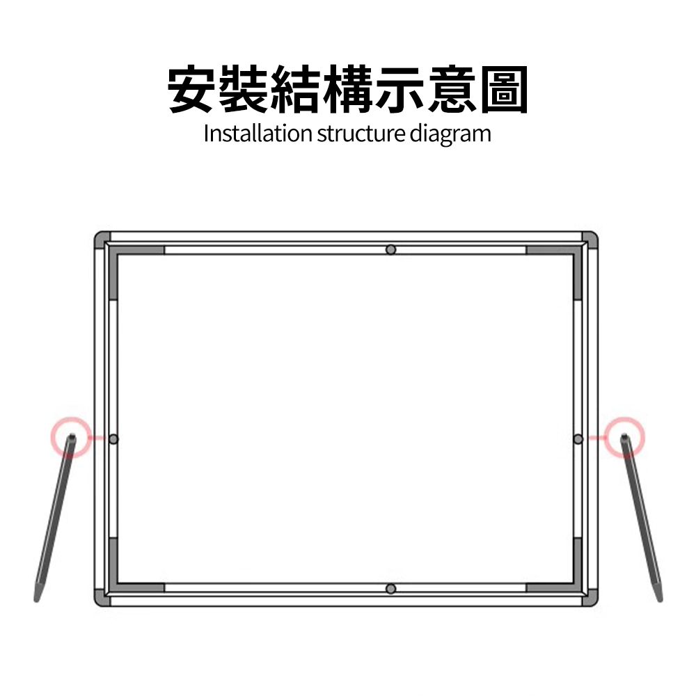 安裝結構示意圖Installation structure diagram